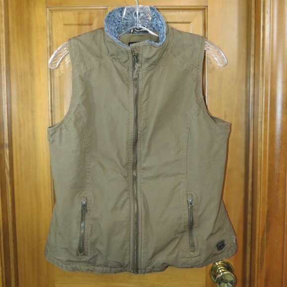 Noble Outfitters Canvas Vest Full-Zip Equestrian Western Workwear Size Medium - Picture 2 of 13